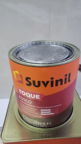 1 galão de 3.6lts Suvinil Toque Fosco Acrílico Premium <br>De 150 por 80,00