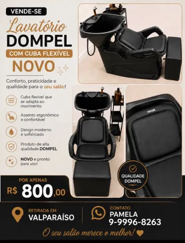 LAVATÓRIO NOVO DOMPEL CUBA FLEXÍVEL 