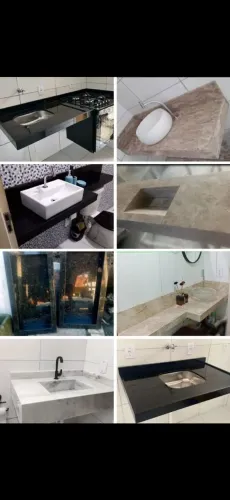 Móveis em mármore e granito 