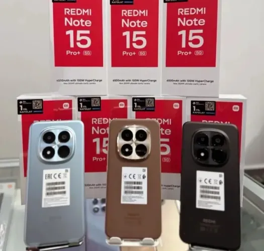 Celular Xiaomi Note 15 Pro+5G 8Ram 256Gb Novo Lacrado Disponivel.