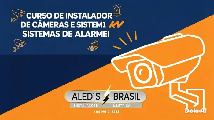 Seja um CFTV, ALEDS Brasil abre um curso para você que tem interesse ser um instalador
