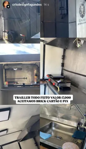 Trailer para lanches 
