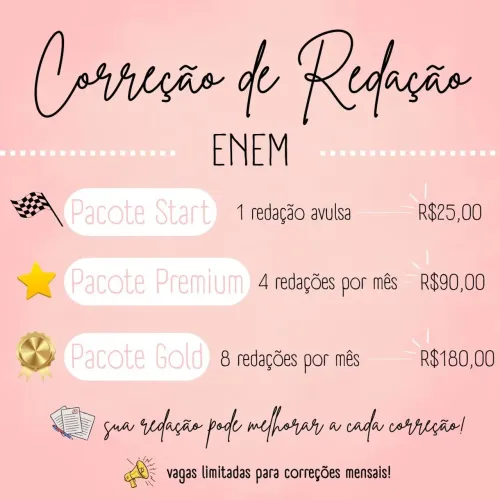 Correção de Redação ENEM!
