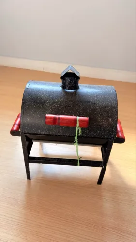 Mini churrasqueira portátil 
