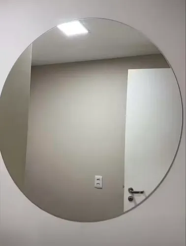 Espelho 80cm de diâmetro (As bordas não estão bisotada)