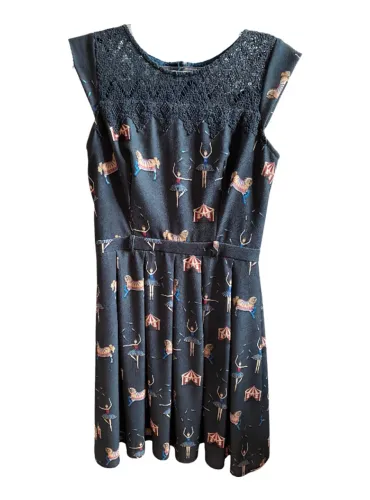 Vestido antix preto 