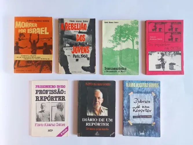 Livros Flávio Alcaraz Gomes - Lote com 7 livros