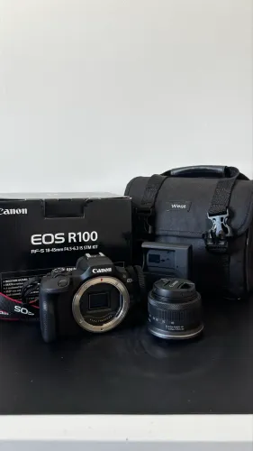 Câmera 4K EOS R100 - Vendo ou TROCO EM UM PS5