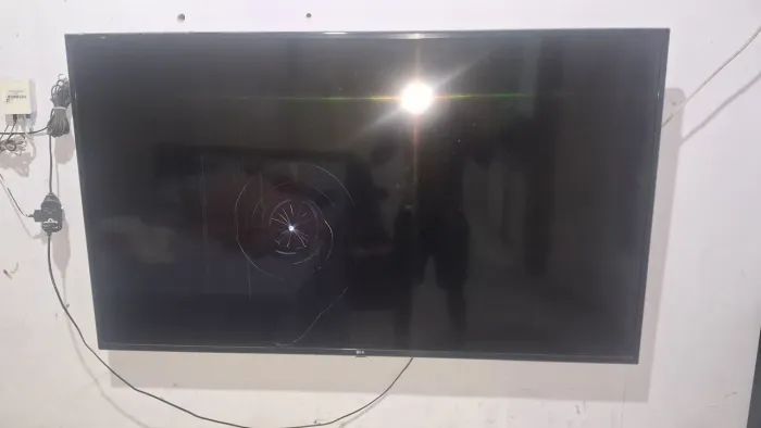 Tv LG 65 polegadas com tela queimada 200