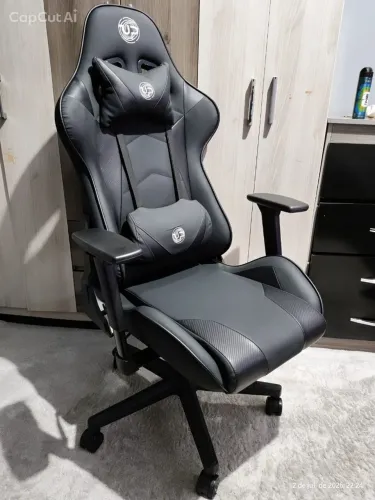 Cadeira Gamer UP Premium X153DB (Estado de Nova) - Reclina 180° e Braço 3D!