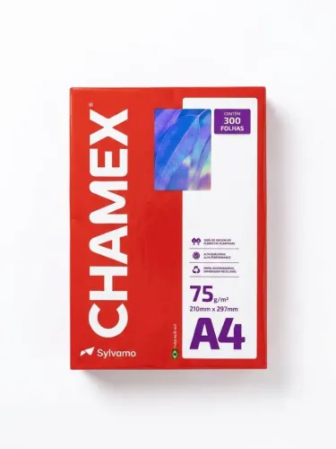 Papel A4 sulfite branco 300 folhas .