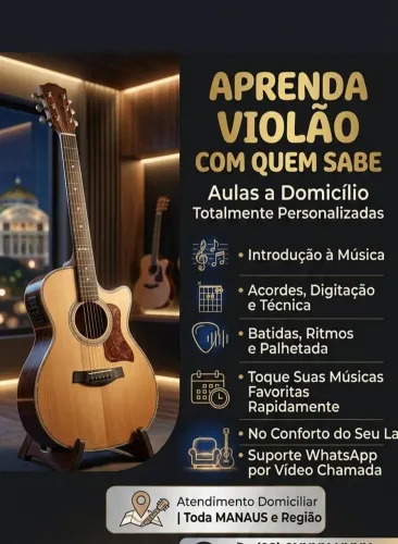 Aulas de Violão a Domicílio