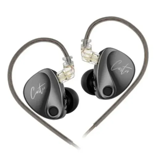 Fone De Ouvido Kz Castor Target Improved Bass Cinza Sem Mic