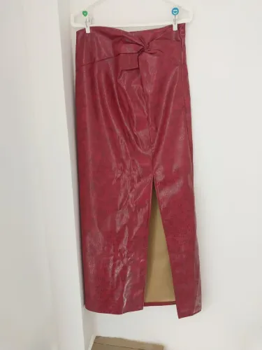 Saia longa Vermelha tam único  