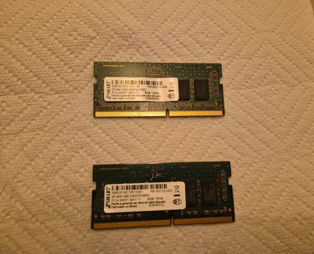 2x Memória RAM 8GB DDR4 2400MHz SMART
