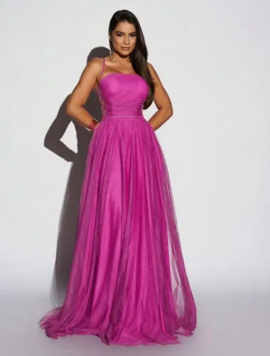 Vestido longo para formatura