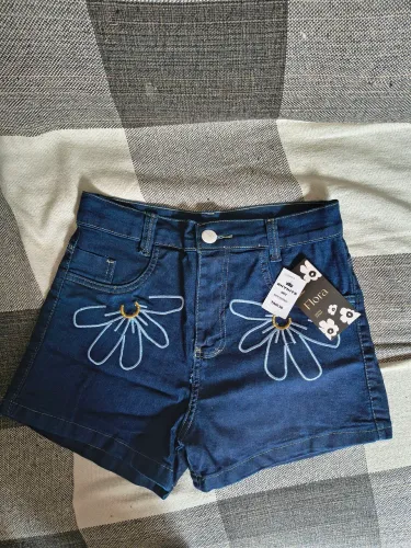 Short Jeans Bordado 38