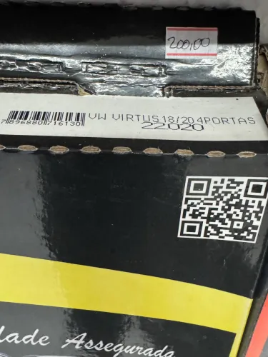 Calha de chuva tg poli para vw virtus 18/20 na promoção só 160,00