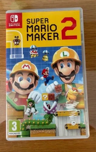 Super Mario Maker 2 - Mídia Física Completa Impecável