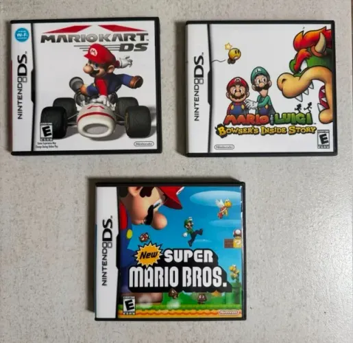 7 Jogos Originais (Nunca usados) para Nintendo DS