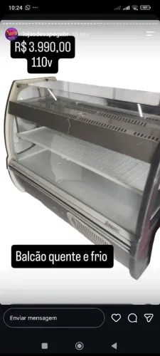 Balcão refrigerado e  quente frio 