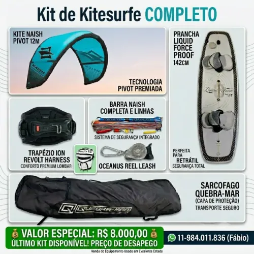 Kit de Kite Surf Completo