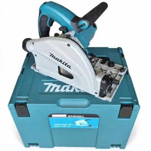 Serra Circular SP6000J Makita com Maleta, 2 Trilhos e 2 Sargentos