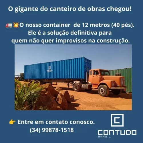 Locação de Container, Caminhão Munck, Geradores de Energia - Uberlândia-MG
