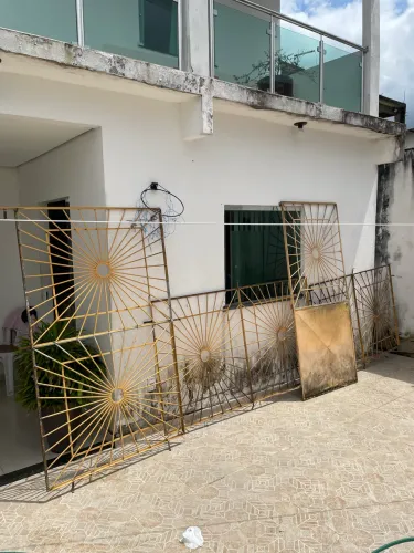 GRADE E PORTÃO DE FERRO