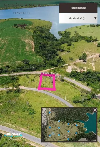 Ágio Lote Fazenda CANOA Lote à Venda, 705.37 por R$ 378947.36 no setor Área Rural AD32965
