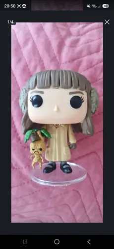 Lote funko pop harry potter aula de herbologia