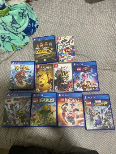 Jogos de ps4 e switch