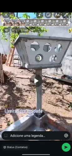 Lixeiras pré Moldada