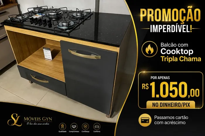 Balcão com Cooktop (Novos)