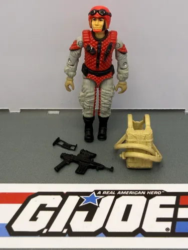 Gi Joe Crazylegs Assault Trooper comandos em ação