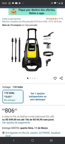 Vendo lavar jato só trocar a mangueira da pistola 