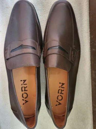 Sapato couro marrom VORN