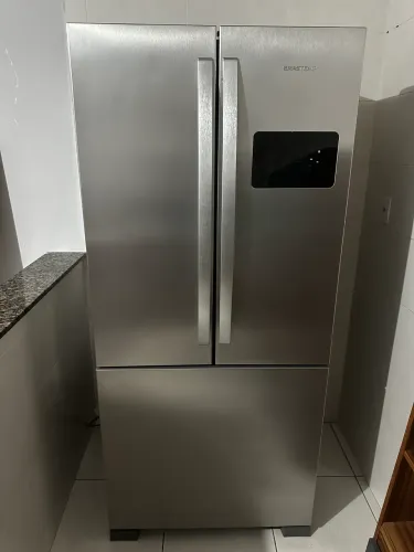 GELADEIRA BRASTEMP INVERSE INOX 3 PORTAS