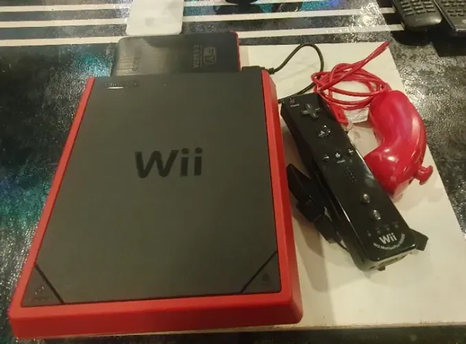 Wii Mini Completo Com Hd 80gb Cheio de Jogos