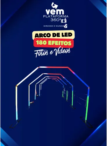 Arco de led 180 efeitos