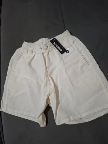 Bermuda Linho Premium G (veste como P) ? Nova, com etiqueta, R$ 35