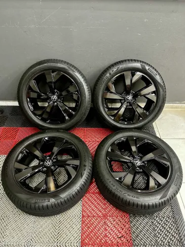 Jogo de Rodas Original VW Nivus Aro 17 + Pneus Pirelli P7 5x100