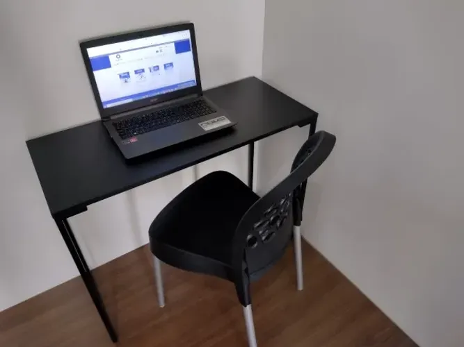 Mesa para Computador NOVA Multiuso Estilo Industrial Notebook de Estudo Escritório Birô 