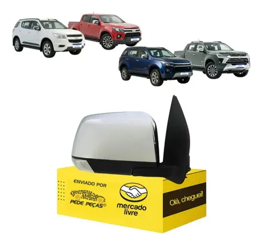 Retrovisor S10 Trailblazer 2012 13 14 15 16 17 18 19 2020 Ld