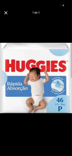 Fraldas Huggies P