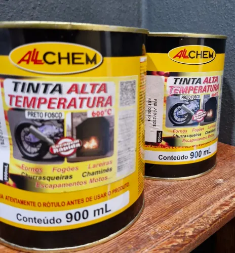 Tinta alta temperatura freto fosco