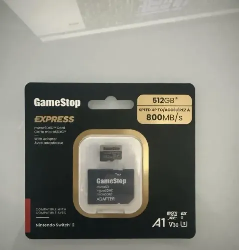 MICRO SD EXPRESS 512 GB PARA SWITCH 2 NOVO