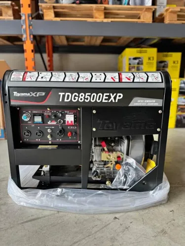 Gerador de Energia 7 Kva a Diesel 212cc C/ Partida Elétrica Monofásico - Toyama