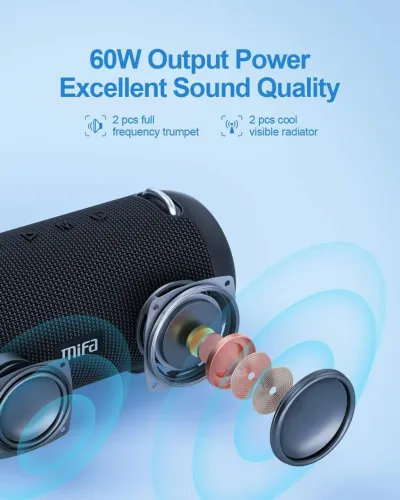 Caixa bluetooth mifa a90 a prova de água