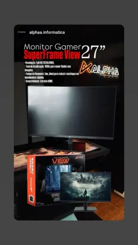 Monitor de 27 polegadas